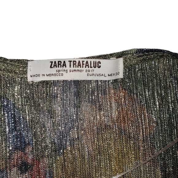 CT341 Zara Floral A-symmetrical Dress L - Picture 4 of 8